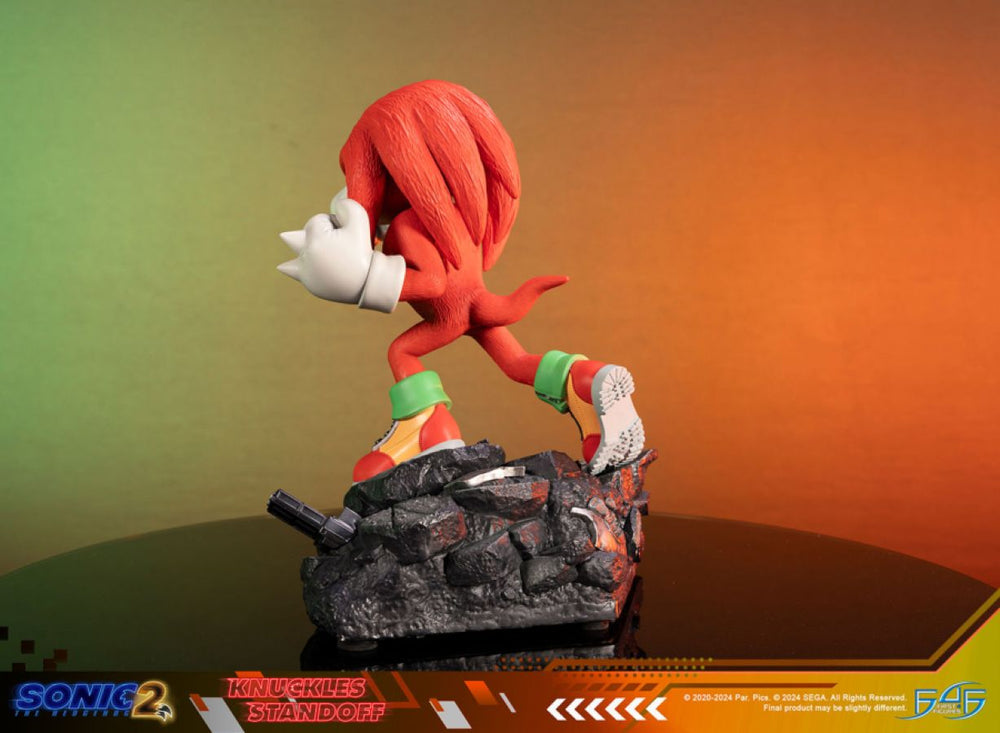 Image Pop Weasel - Image 6 of Sonic The Hedgehog 2 - Knuckles Standoff Statue - First 4 Figures - Statue - Image - Pop Weasel