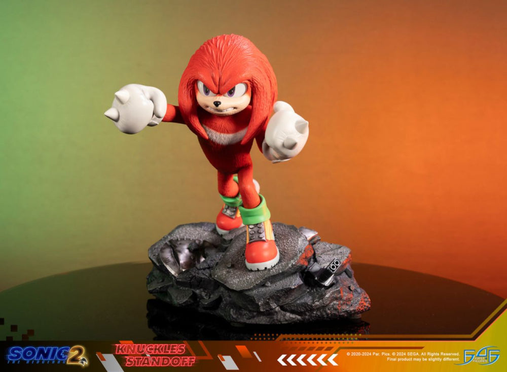 Image Pop Weasel - Image 8 of Sonic The Hedgehog 2 - Knuckles Standoff Statue - First 4 Figures - Statue - Image - Pop Weasel