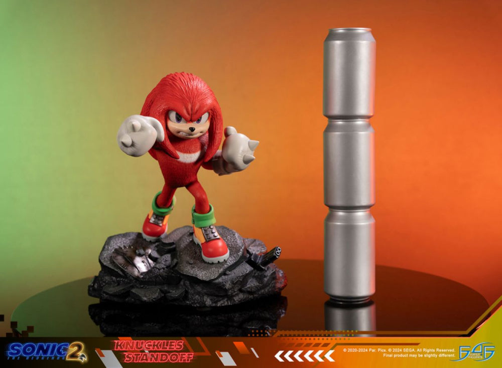 Image Pop Weasel - Image 10 of Sonic The Hedgehog 2 - Knuckles Standoff Statue - First 4 Figures - Statue - Image - Pop Weasel