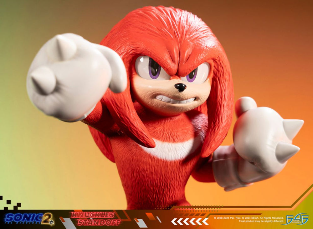 Image Pop Weasel - Image 11 of Sonic The Hedgehog 2 - Knuckles Standoff Statue - First 4 Figures - Statue - Image - Pop Weasel