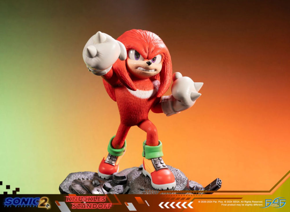 Image Pop Weasel - Image 12 of Sonic The Hedgehog 2 - Knuckles Standoff Statue - First 4 Figures - Statue - Image - Pop Weasel