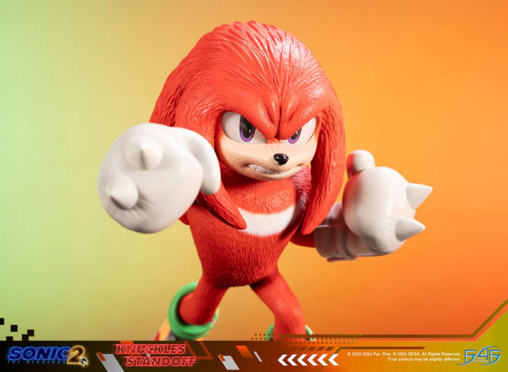 Image Pop Weasel - Image 13 of Sonic The Hedgehog 2 - Knuckles Standoff Statue - First 4 Figures - Statue - Image - Pop Weasel