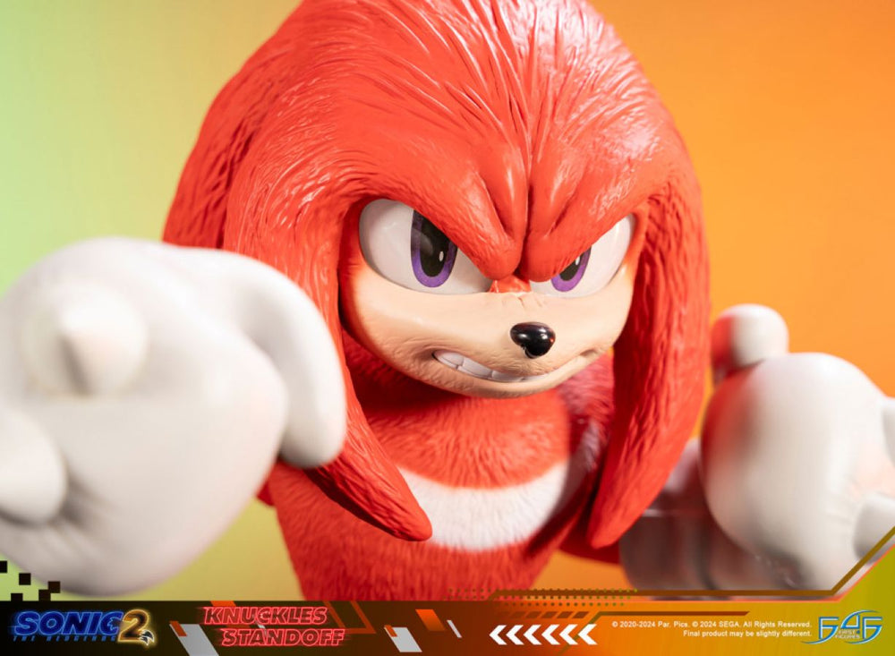 Image Pop Weasel - Image 14 of Sonic The Hedgehog 2 - Knuckles Standoff Statue - First 4 Figures - Statue - Image - Pop Weasel