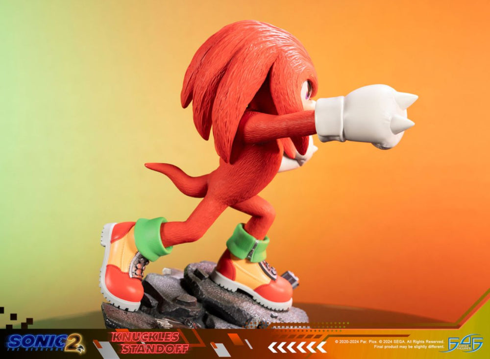 Image Pop Weasel - Image 15 of Sonic The Hedgehog 2 - Knuckles Standoff Statue - First 4 Figures - Statue - Image - Pop Weasel