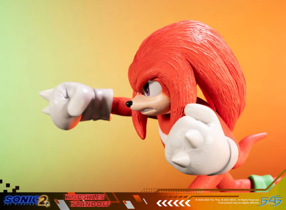 Image Pop Weasel - Image 16 of Sonic The Hedgehog 2 - Knuckles Standoff Statue - First 4 Figures - Statue - Image - Pop Weasel