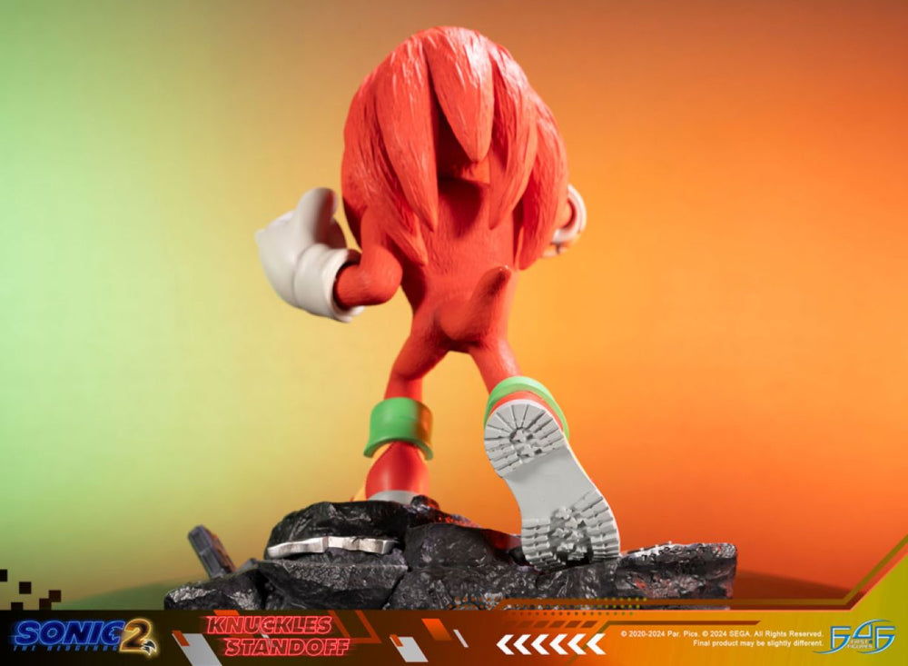 Image Pop Weasel - Image 18 of Sonic The Hedgehog 2 - Knuckles Standoff Statue - First 4 Figures - Statue - Image - Pop Weasel