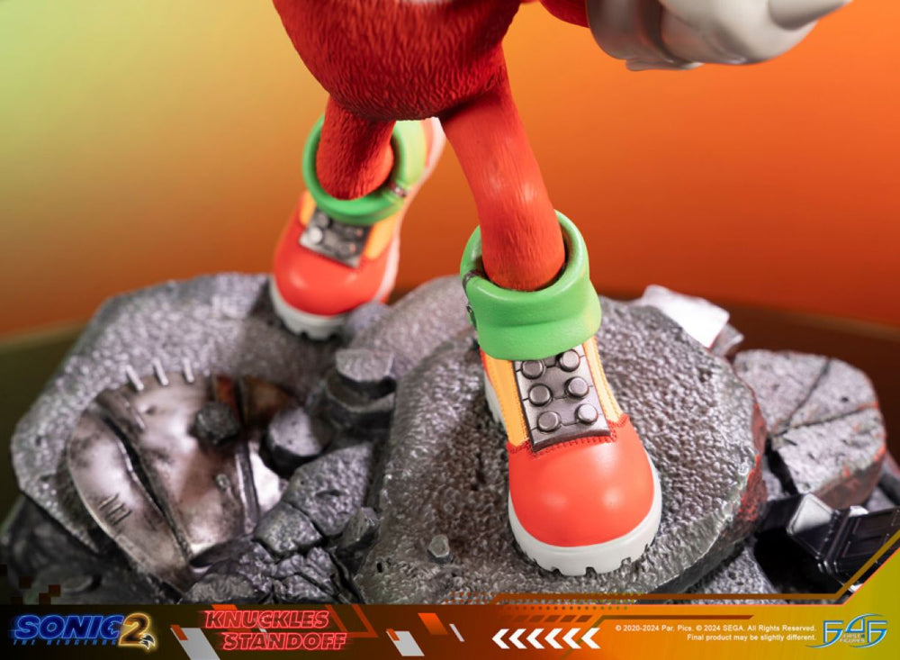 Image Pop Weasel - Image 19 of Sonic The Hedgehog 2 - Knuckles Standoff Statue - First 4 Figures - Statue - Image - Pop Weasel