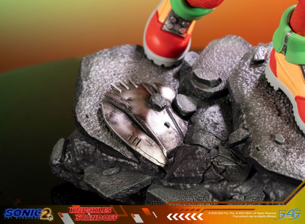 Image Pop Weasel - Image 21 of Sonic The Hedgehog 2 - Knuckles Standoff Statue - First 4 Figures - Statue - Image - Pop Weasel