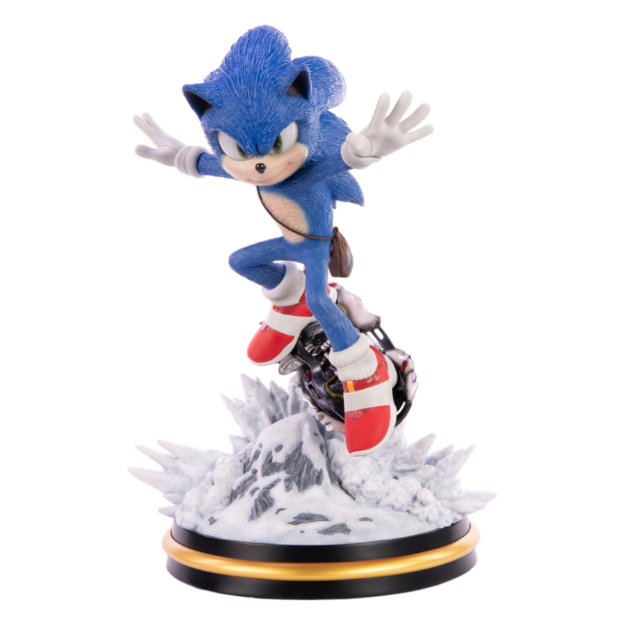 Sonic 2 - Sonic Mountain Chase Statue - First 4 Figures - Statue - Image - Pop Weasel