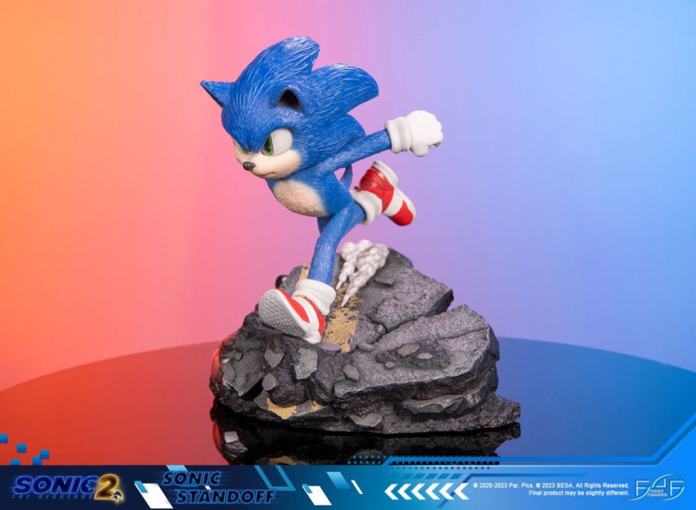 Image Pop Weasel - Image 2 of Sonic The Hedgehog 2 - Sonic Standoff Statue - First 4 Figures - Statue - Image - Pop Weasel