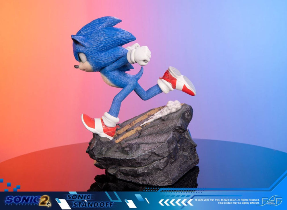 Image Pop Weasel - Image 3 of Sonic The Hedgehog 2 - Sonic Standoff Statue - First 4 Figures - Statue - Image - Pop Weasel