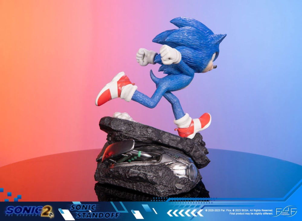 Image Pop Weasel - Image 6 of Sonic The Hedgehog 2 - Sonic Standoff Statue - First 4 Figures - Statue - Image - Pop Weasel