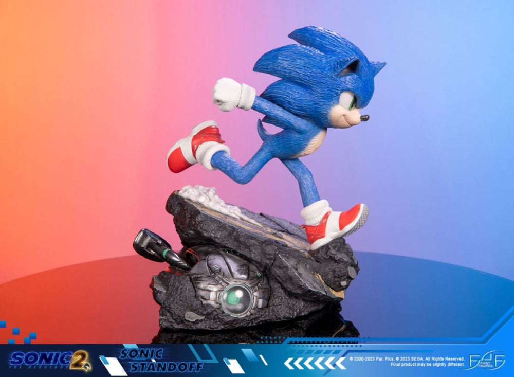 Image Pop Weasel - Image 7 of Sonic The Hedgehog 2 - Sonic Standoff Statue - First 4 Figures - Statue - Image - Pop Weasel