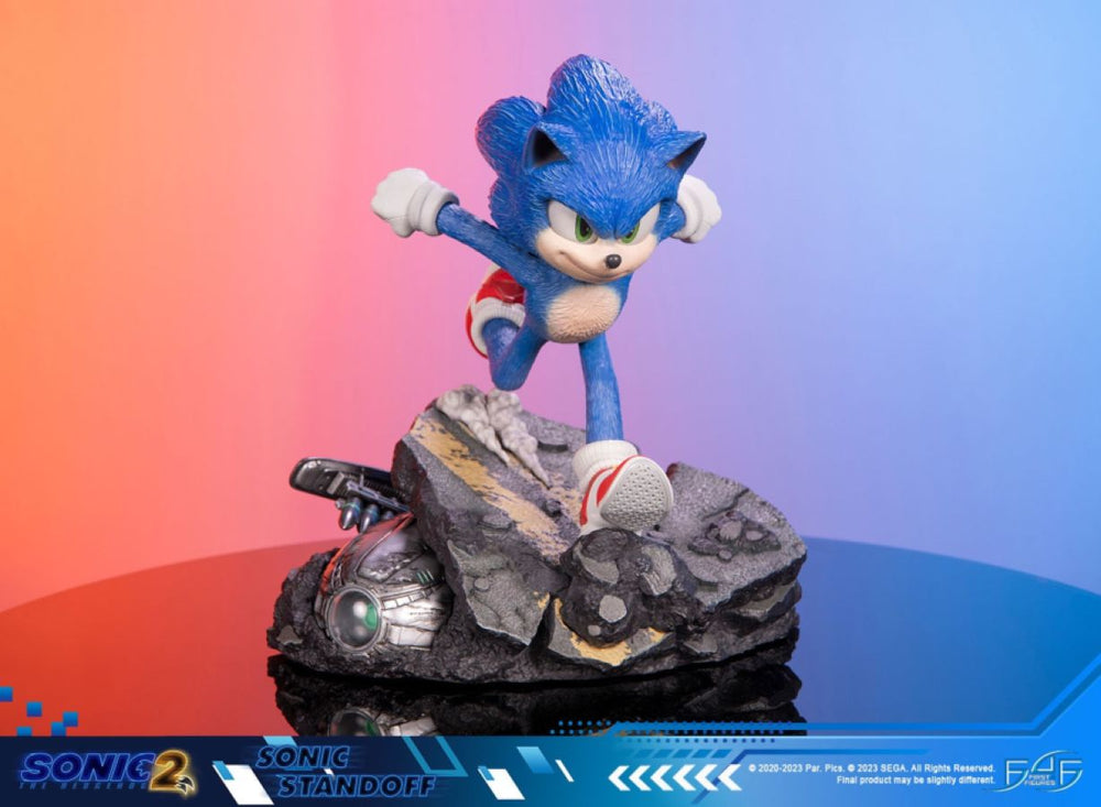 Image Pop Weasel - Image 8 of Sonic The Hedgehog 2 - Sonic Standoff Statue - First 4 Figures - Statue - Image - Pop Weasel