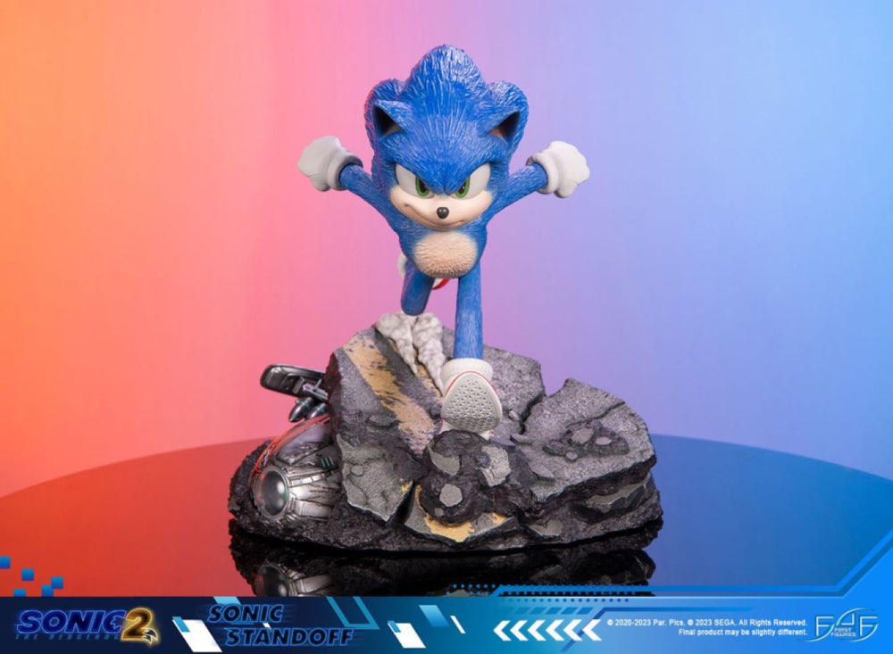 Image Pop Weasel - Image 9 of Sonic The Hedgehog 2 - Sonic Standoff Statue - First 4 Figures - Statue - Image - Pop Weasel