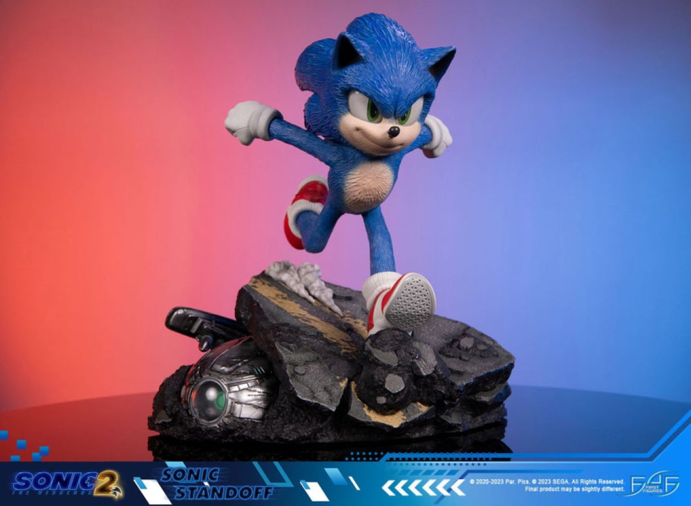 Image Pop Weasel - Image 13 of Sonic The Hedgehog 2 - Sonic Standoff Statue - First 4 Figures - Statue - Image - Pop Weasel