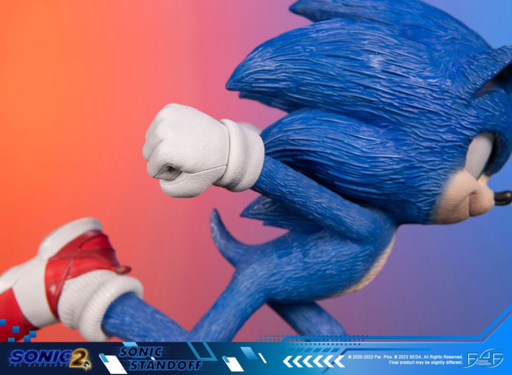 Image Pop Weasel - Image 15 of Sonic The Hedgehog 2 - Sonic Standoff Statue - First 4 Figures - Statue - Image - Pop Weasel