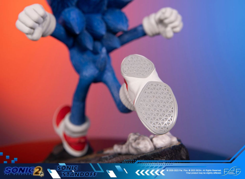 Image Pop Weasel - Image 20 of Sonic The Hedgehog 2 - Sonic Standoff Statue - First 4 Figures - Statue - Image - Pop Weasel