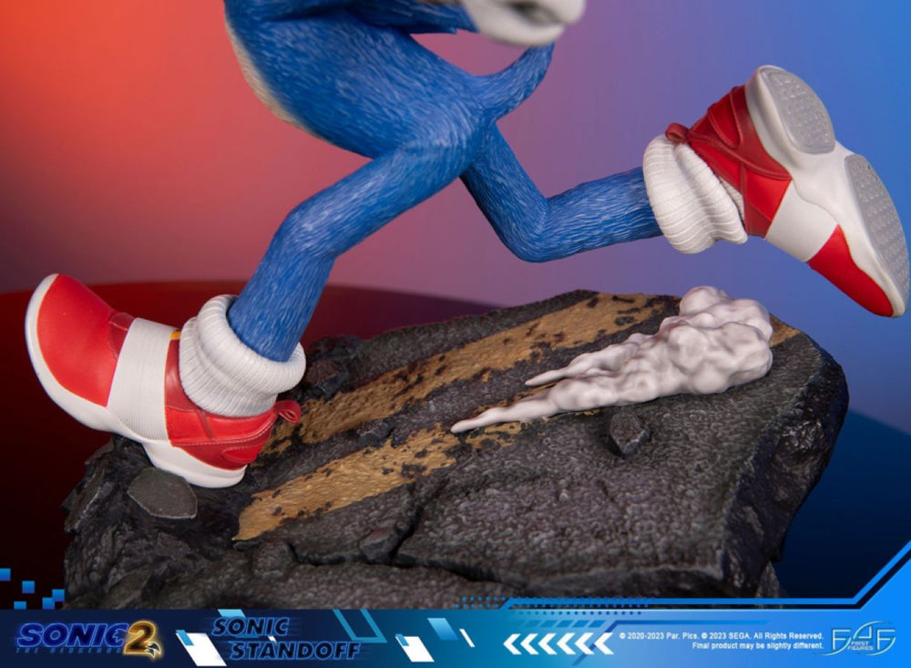 Image Pop Weasel - Image 21 of Sonic The Hedgehog 2 - Sonic Standoff Statue - First 4 Figures - Statue - Image - Pop Weasel