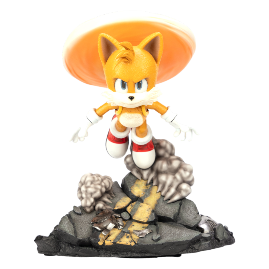 Pop Weasel Image of Sonic 2 - Tails Standoff Statue - First 4 Figures - Statue - Image - Pop Weasel