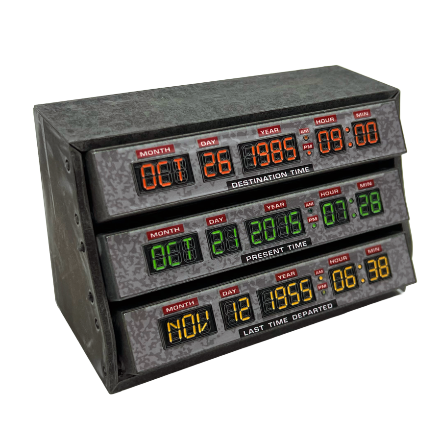 Back to the Future - Time Circuits Scaled Replica - Factory Entertainment - Replica - Image - Pop Weasel