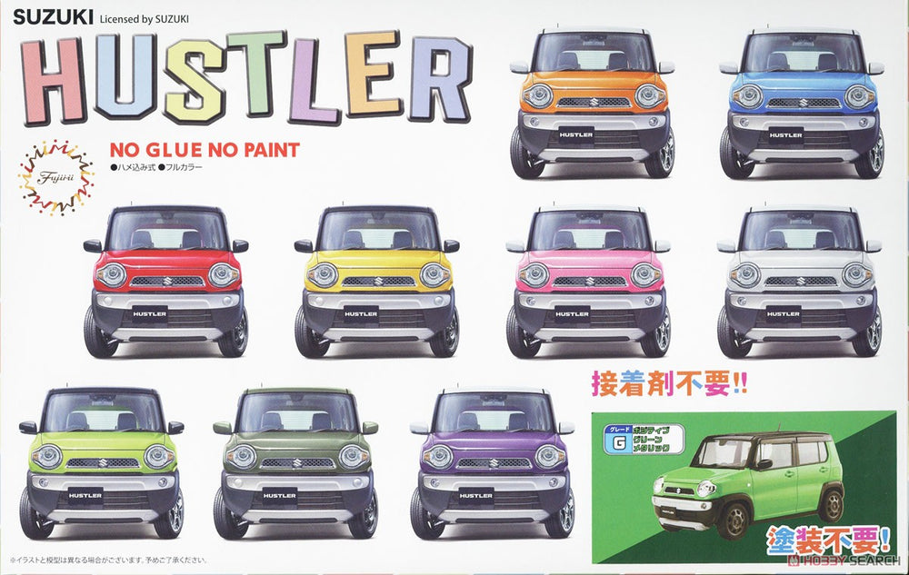 1/24 Suzuki Hustler Met. Green - Model - Image - Pop Weasel