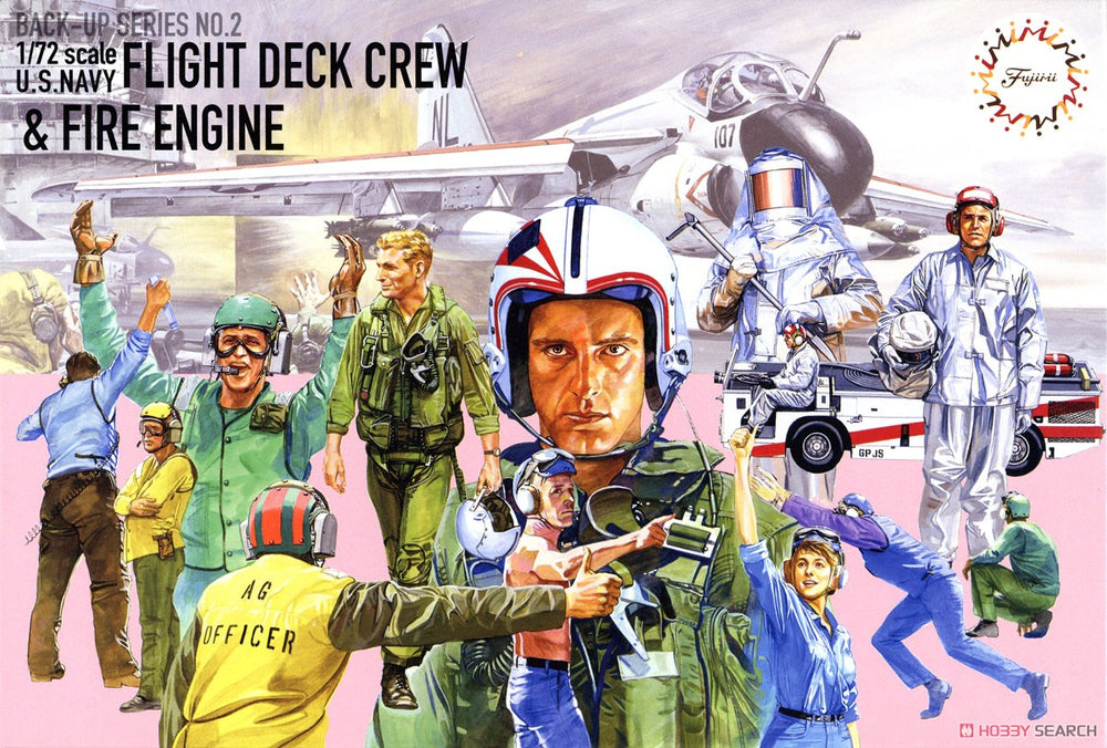 1/72 USN FlightDeckCrew w/fire - Model - Image - Pop Weasel