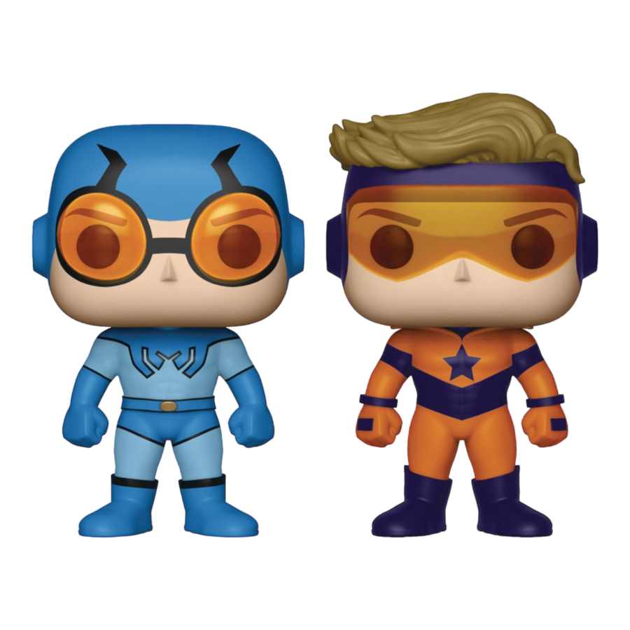 Pop Weasel Image of DC Comics - Blue Beetle & Booster Gold US Exclusive Pop! Vinyl 2-pack - Funko - Pop Vinyl - Image - Pop Weasel