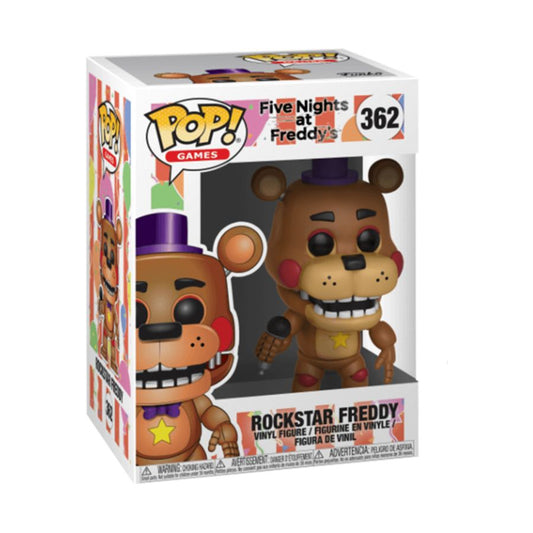 Pop Weasel - Image 2 of Five Nights at Freddy's: Pizzaria Simulator - Rockstar Freddy Pop! Vinyl - Funko