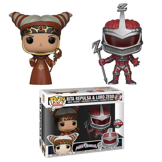 Pop Weasel Image of Power Rangers - Rita Repulsa & Lord Zedd US Exclusive Pop! Vinyl 2-pack - Funko