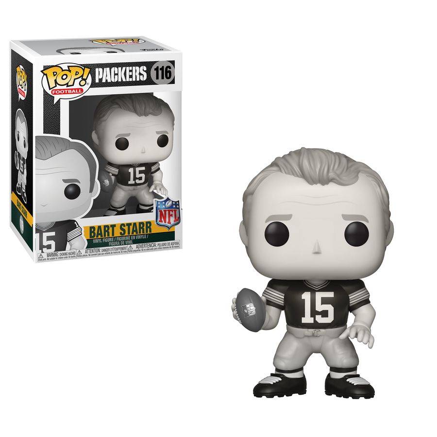 Pop Weasel Image of NFL: Legends - Bart Starr Black & White Pop! Vinyl - Funko - Pop Vinyl - Image - Pop Weasel