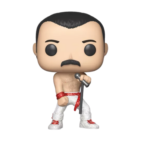 Pop Weasel Image of Queen - Freddie Mercury Diamond Glitter US Exclusive Pop! Vinyl - Funko