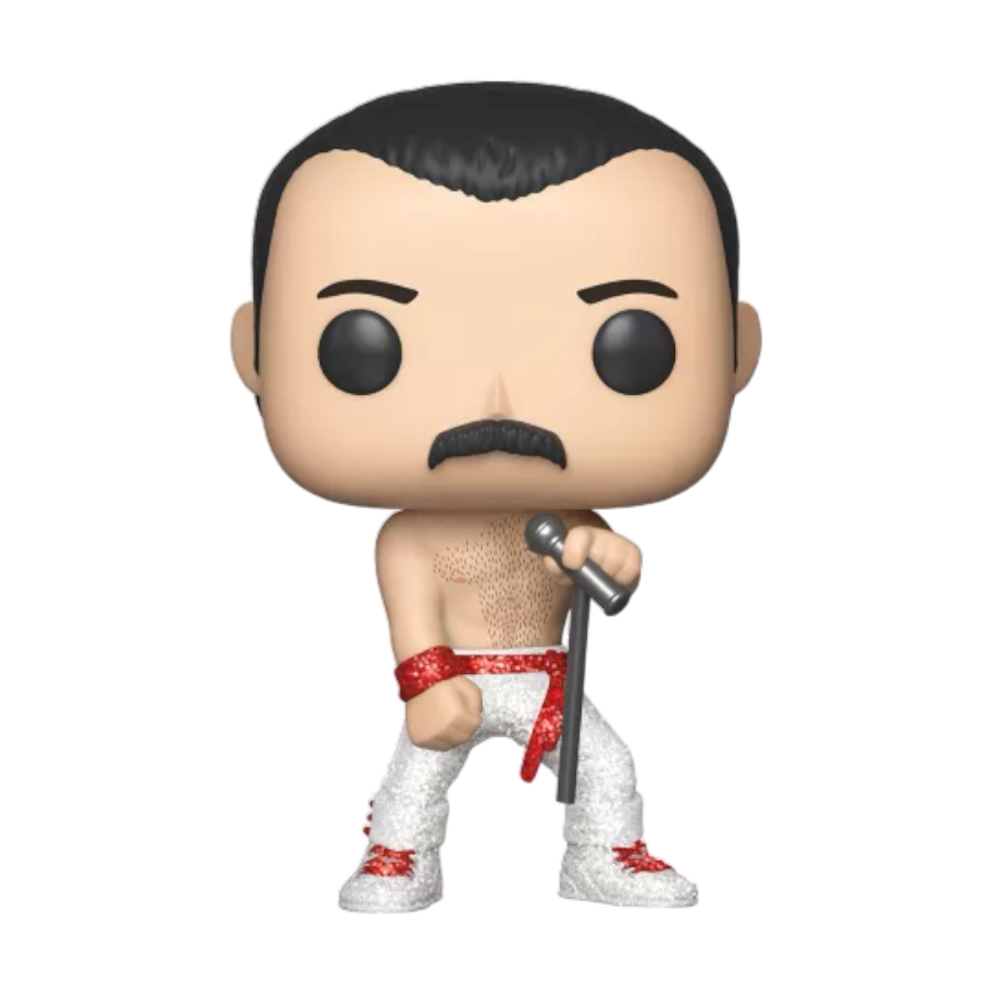 Pop Weasel Image of Queen - Freddie Mercury Diamond Glitter US Exclusive Pop! Vinyl - Funko - Pop Vinyl - Image - Pop Weasel