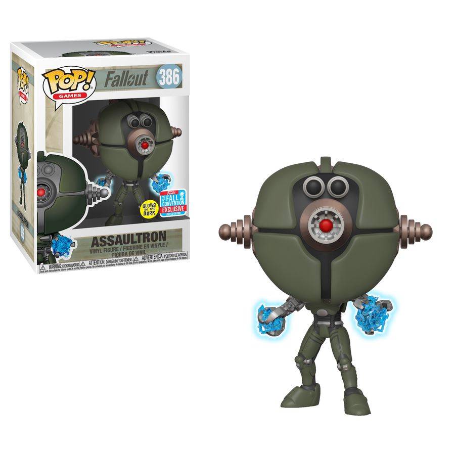 Pop Weasel Image of Fallout - Assaultron Invader Glow NYCC 2018 Exclusive Pop! Vinyl - Funko - Pop Vinyl - Image - Pop Weasel