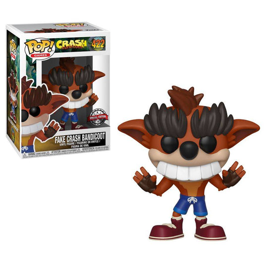 Pop Weasel Image of Crash Bandicoot - Fake Crash Bandicoot US Exclusive Pop! Vinyl - Funko