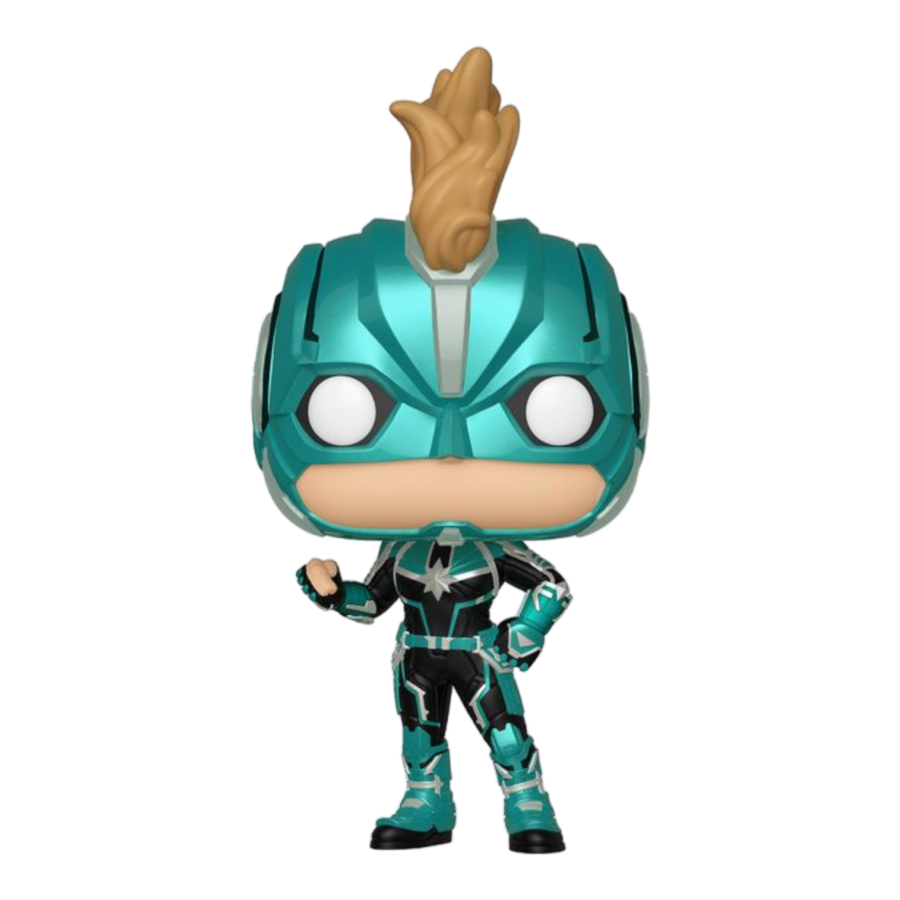 Pop Weasel Image of Captain Marvel (2019) - Vers Masked US Exclusive Pop! Vinyl - Funko - Pop Vinyl - Image - Pop Weasel