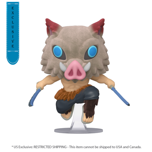 Pop Weasel Image of Demon Slayer - Inosuke US Exclusive Flocked (with chase) Pop! Vinyl [RS] - Funko