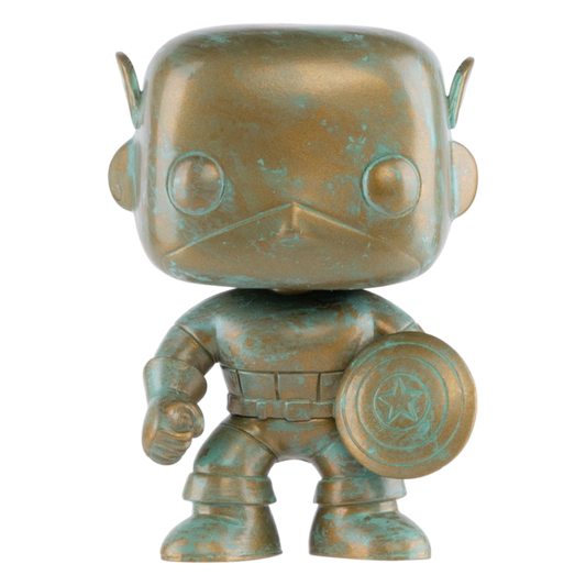 Pop Weasel Image of Marvel Comics 80th Anniversary - Captain America Patina US Exclusive Pop! Vinyl - Funko