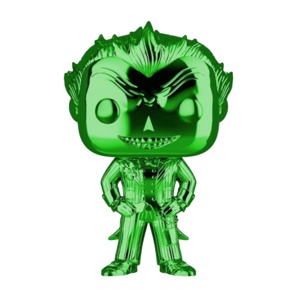 Pop Weasel Image of Batman: Arkham Asylum - The Joker Green Chrome US Exclusive Pop! Vinyl - Funko