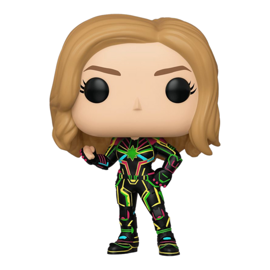 Pop Weasel Image of Captain Marvel (2019) - Captain Marvel Neon Suit Pop! Vinyl - Funko