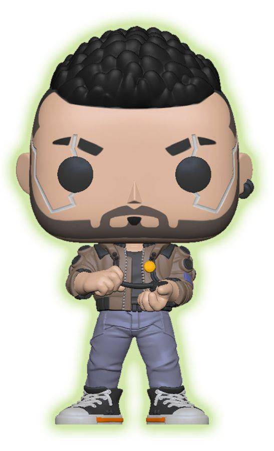 Pop Weasel Image of Cyberpunk 2077 - V-Male Glow US Exclusive Pop! Vinyl [RS] - Funko - Pop Vinyl - Image - Pop Weasel