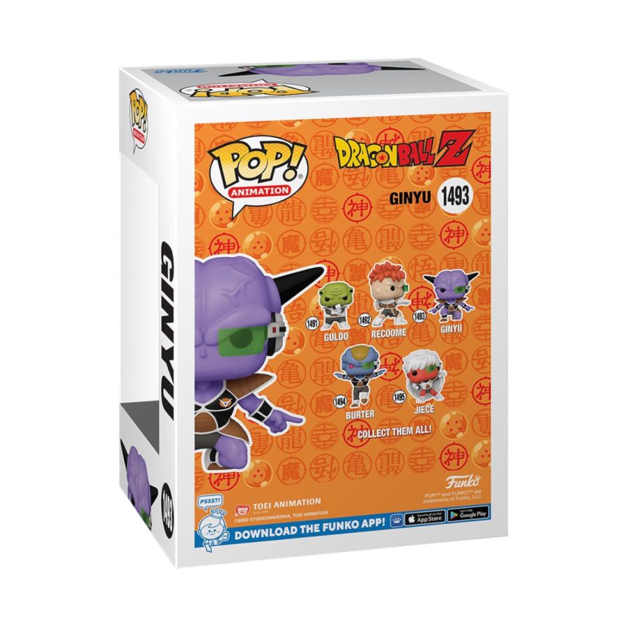 Pop Weasel - Image 3 of Dragonball Z - Ginyu Pop! Vinyl - Funko - Pop Vinyl - Image - Pop Weasel