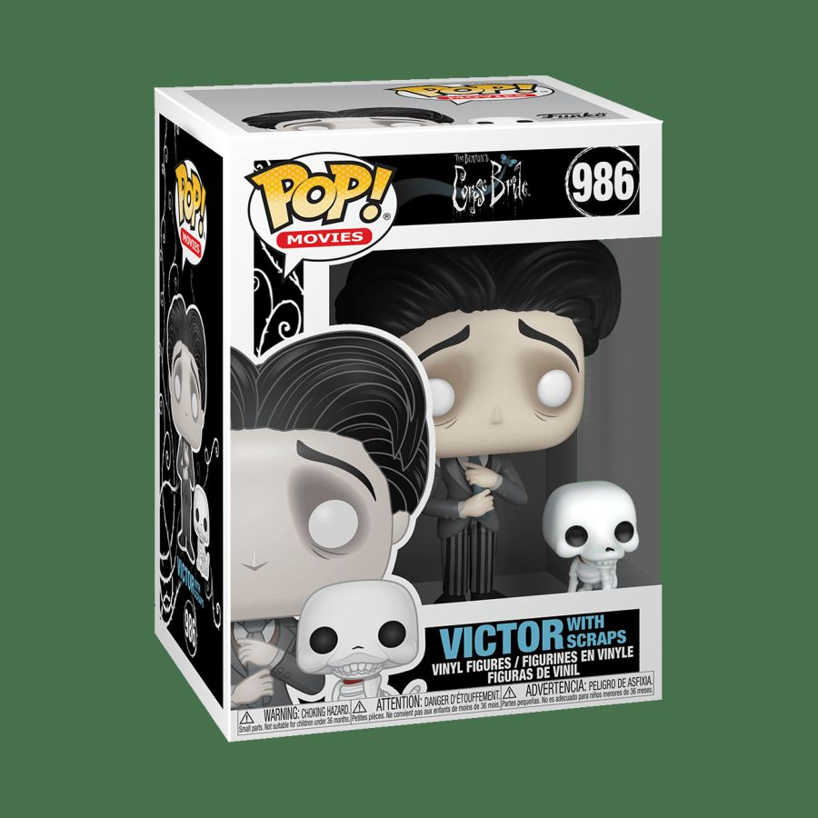 Pop Weasel - Image 2 of Corpse Bride - Victor Van Dort with Scraps Pop! Vinyl - Funko - Pop Vinyl - Image - Pop Weasel