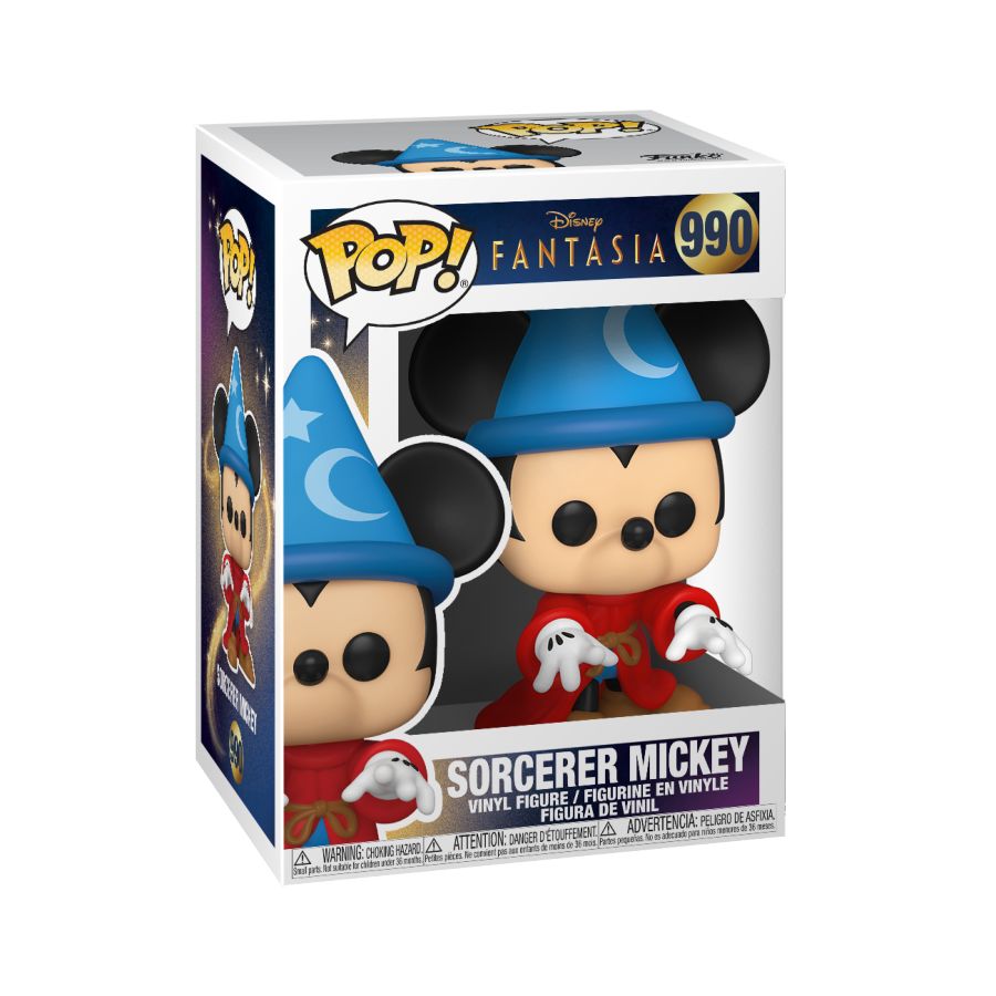 Pop Weasel - Image 2 of Fantasia - Sorcerer Mickey 80th Anniversary Pop! Vinyl - Funko - Pop Vinyl - Image - Pop Weasel