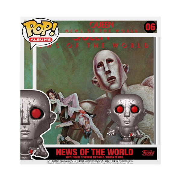 Pop Weasel Image of Queen - News of the World Metallic Pop! Album - Funko