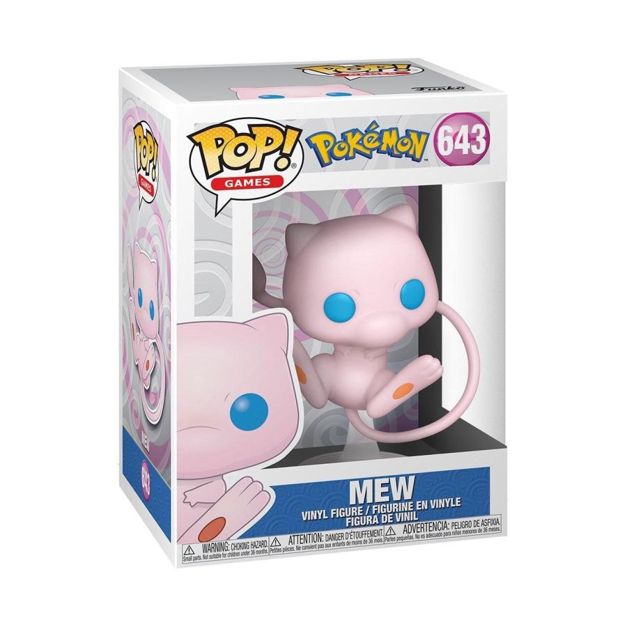 Pop Weasel - Image 2 of Pokemon - Mew Pop! Vinyl [RS] - Funko - Pop Vinyl - Image - Pop Weasel