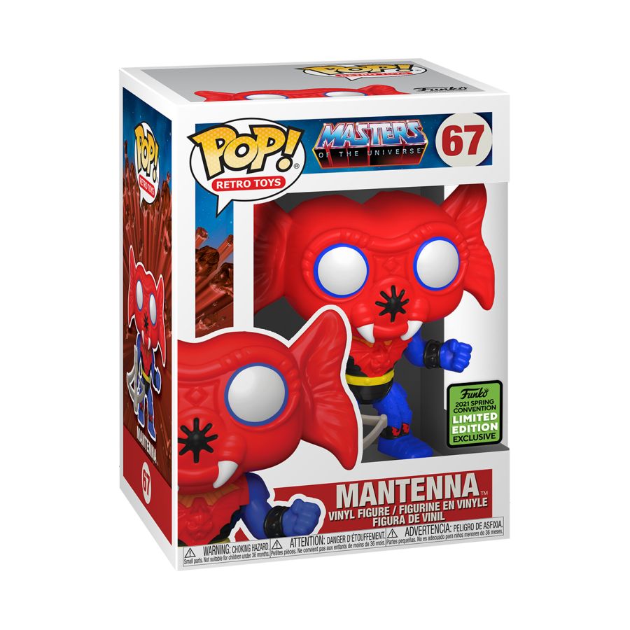 Pop Weasel - Image 2 of Masters of the Universe - Mantenna ECCC 2021 US Exclusive Pop! Vinyl [RS] - Funko