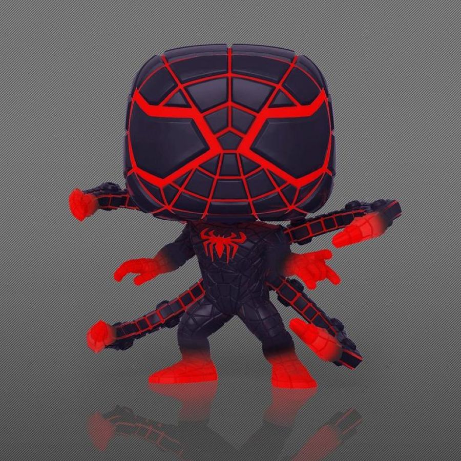 Pop Weasel - Image 2 of Marvel's Spider-Man: Miles Morales - Programmable Matter Suit Glow US Exclusive Pop! Vinyl [RS] - Funko - Pop Vinyl - Image - Pop Weasel