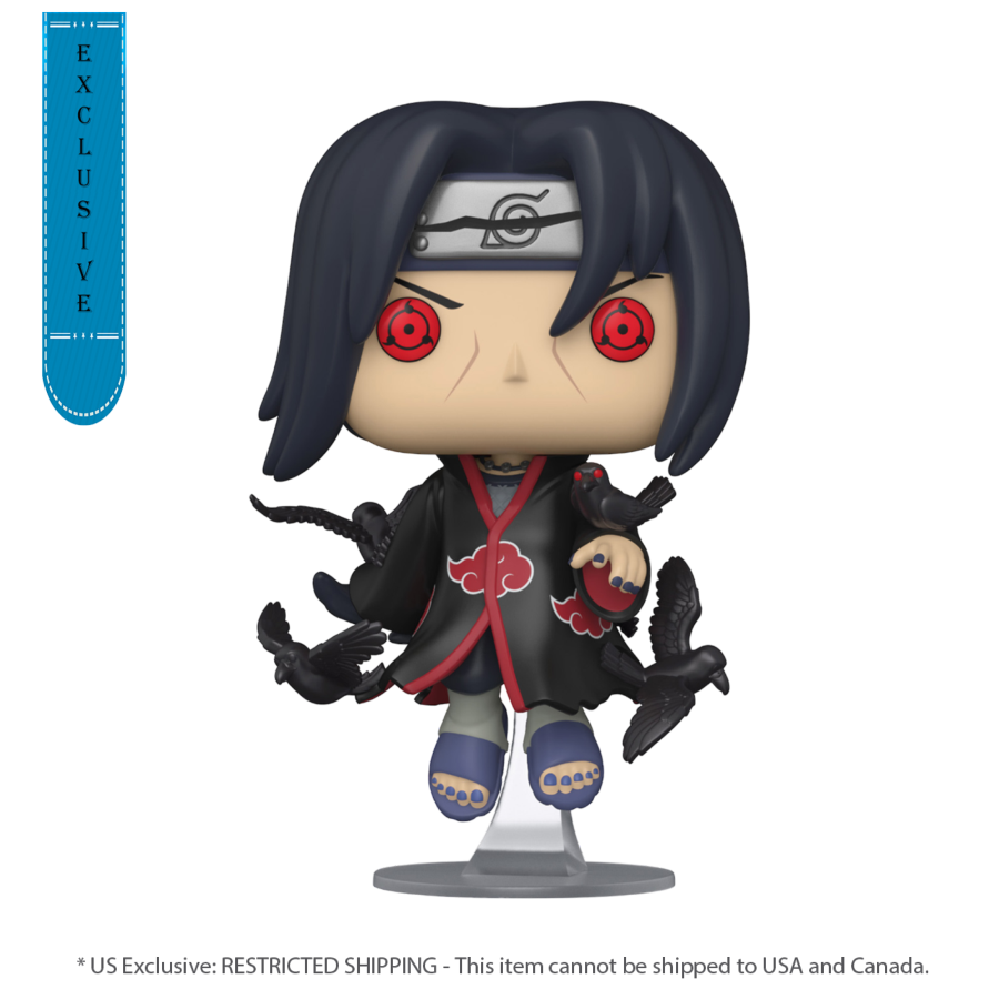 Pop Weasel Image of Naruto: Shippuden - Itachi with Crows US Exclusive Pop! Vinyl [RS] - Funko - Pop Vinyl - Image - Pop Weasel