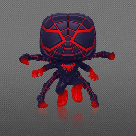 Pop Weasel Image of Marvel's Spider-Man: Miles Morales - Programmable Matter Pose Glow US Exclusive Pop! Vinyl [RS] - Funko